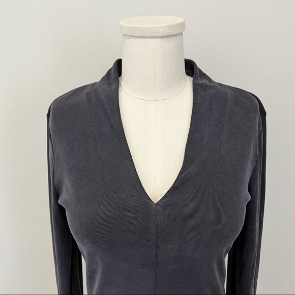 NWT Lucky Brand Long Sleeve Ribbed V Neck Bodysuit - Picture 5 of 15